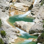 Les eaux turquoises de L’Estéron –  Aiglun
