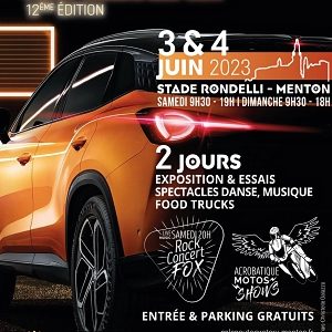 Salon de l'Auto, Menton, 3 et 4 juin 2023