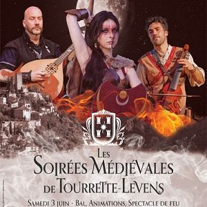 Les Soirées Médiévales, Tourrette-Levens, 2 et 3 juin 2023