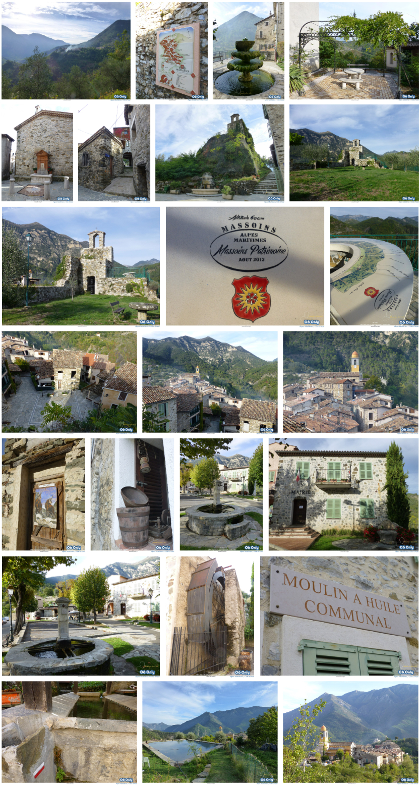 Massoins, village des Alpes-Maritimes 