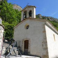 Entrée Chapelle Saint-Sauveur – Le Mas 06