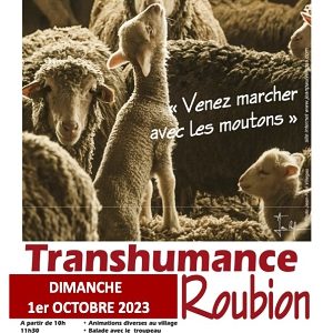 Fête de la Transhumance, Roubion, Dimanche 1er octobre 2023