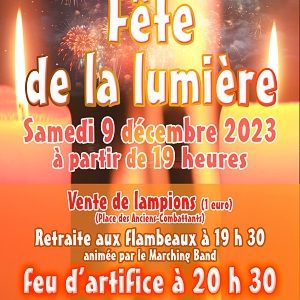 Fête de la Lumière, Mouans-Sartoux, Samedi 9 décembre 2023