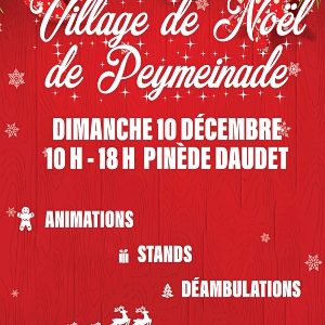 Noël à Peymeinade, Festivités de Noël, 8 au 10 décembre 2023