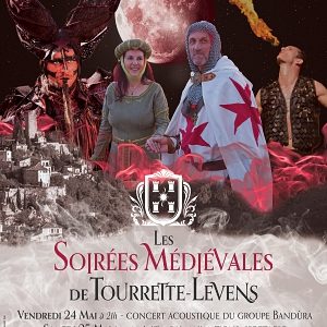 Les Soirées Médiévales, Tourrette-Levens, 24 et 25 mai 2024