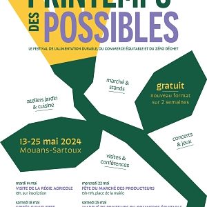 Printemps des Possibles, Mouans-Sartoux, 13 au 25 mai 2024
